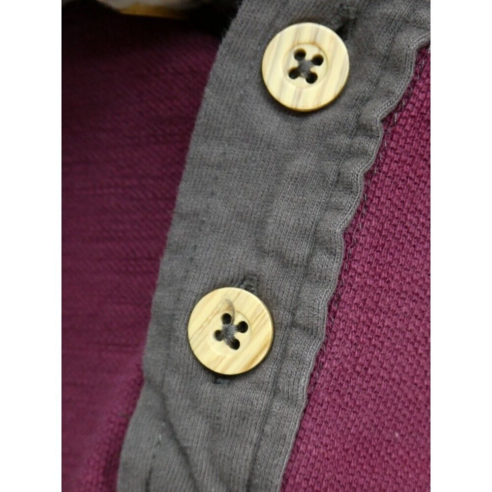 Carbon 2 Cobalt. Like new. Men's Short Sleeve Polo in Berry with Contrast Collar - Picture 8 of 10